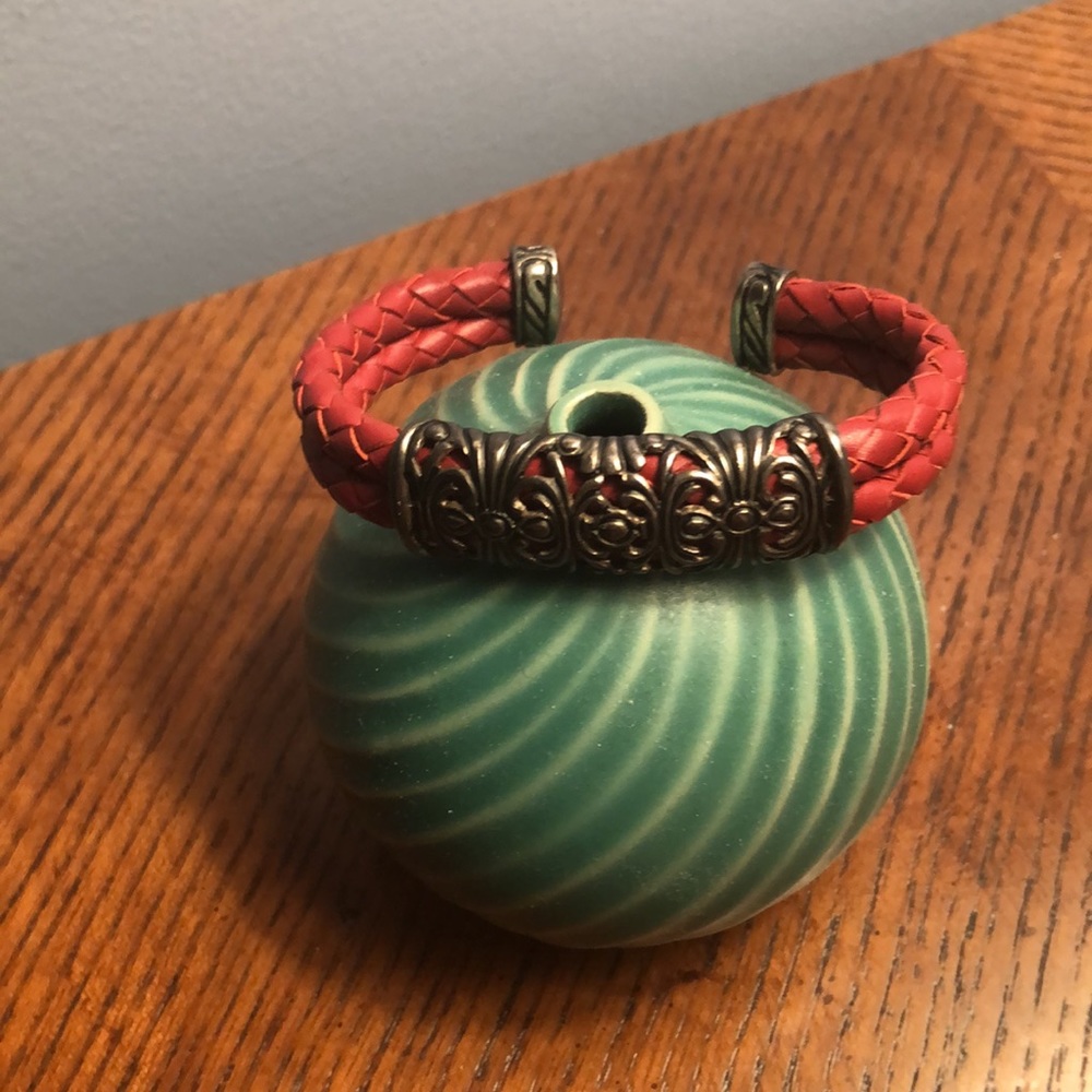 Bracelet - Leather and Sterling